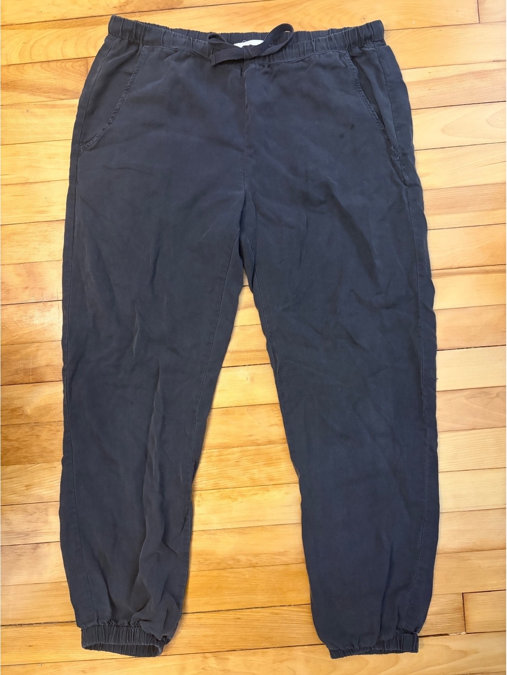 Cloth & Stone Women'st Black Tencel Lyocell Jogger Pants Size Small